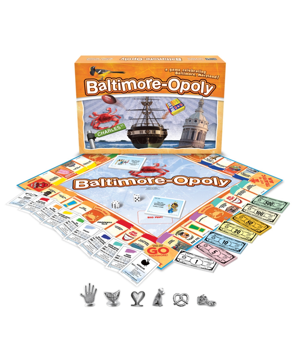 Late For The Sky Baltimore-opoly Board Game In Multi
