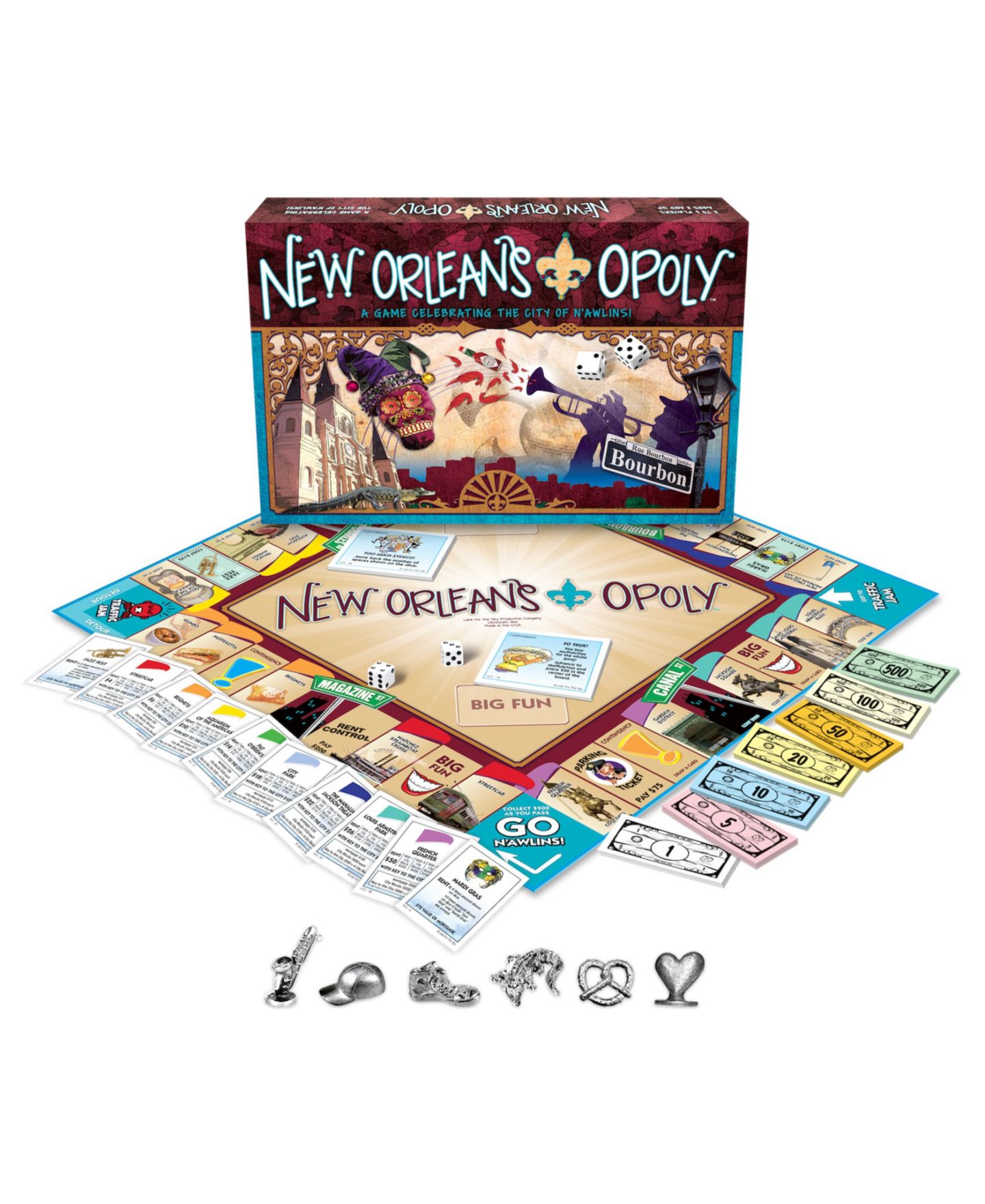 Детские игрушки Late for the Sky New Orleans-Opoly Board Game — фото 1