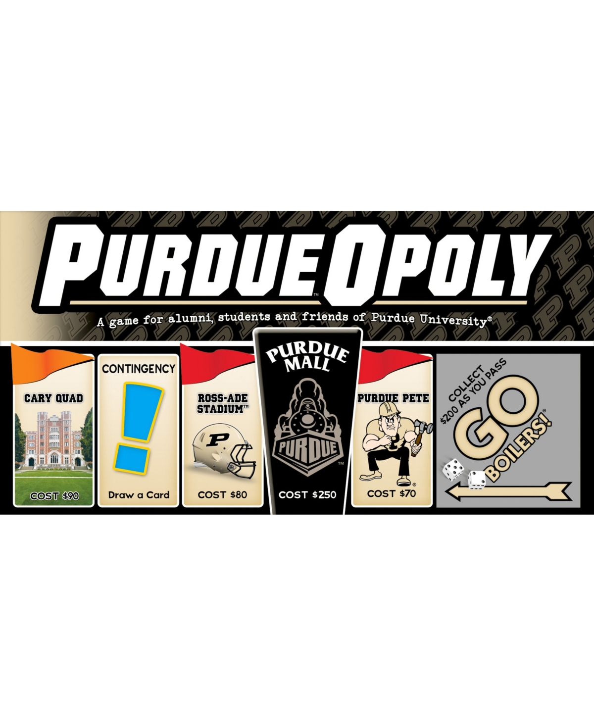 Late For The Sky Purdueopoly Board Game In Multi