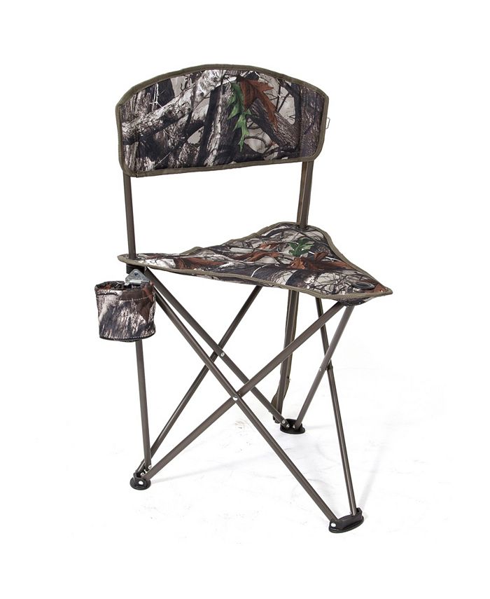Mac Sports Foldup Camo Padded Tripod Chair with Cup Holder Macy's
