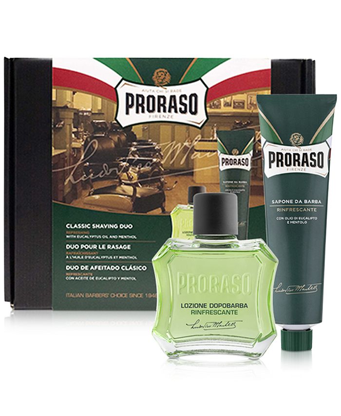Proraso - 2-Pc. Classic Shaving Cream & After Shave Lotion Set - Refreshing Formula