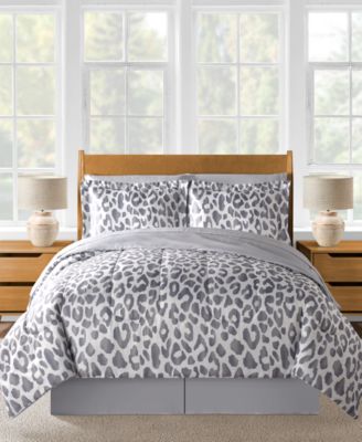 Sunham Greyscale Cheetah Grey 8-Pc 