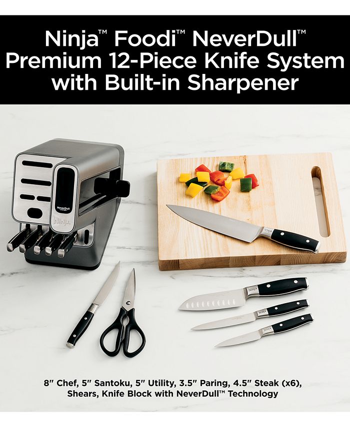Ninja Foodi NeverDull Premium 12Piece Knife System Macy's