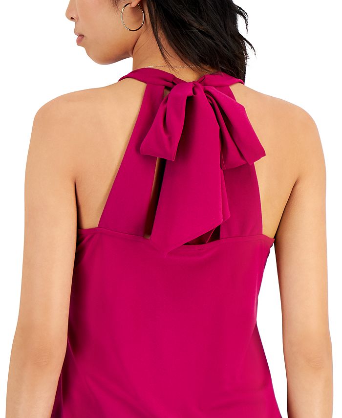 INC International Concepts VNeck Halter Top, Created for Macy's