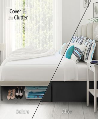 Premium 14" Tailored Drop Bedskirt, Queen