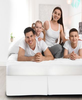 Premium 14" Tailored Drop Bedskirt, Queen