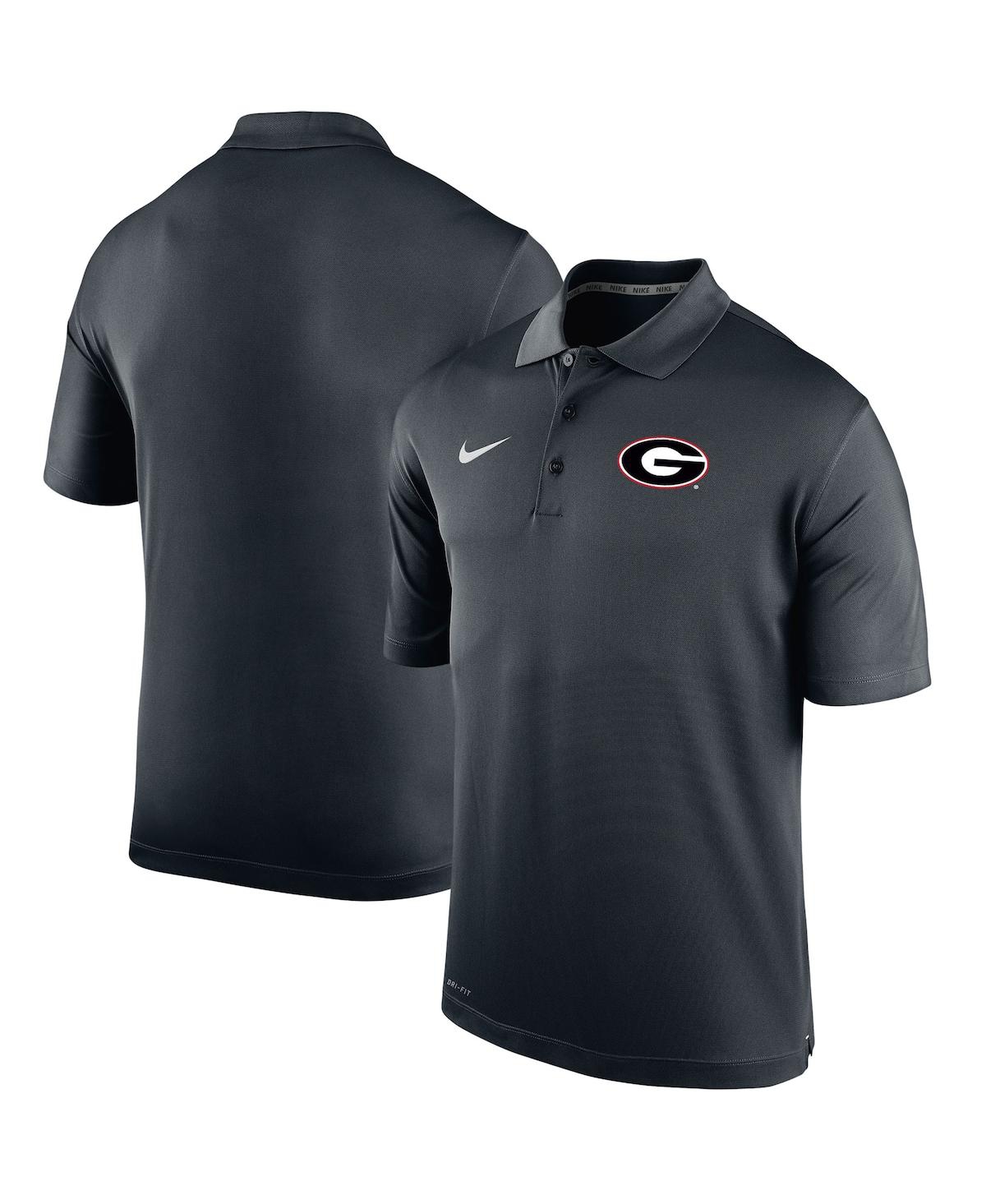 Men's Nike Black Georgia Bulldogs Big and Tall Primary Logo Varsity Performance Polo Shirt