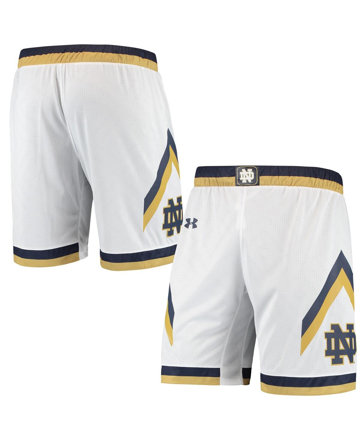 Men's Under ArmourNotre Dame Fighting Irish Replica Basketball Short - White