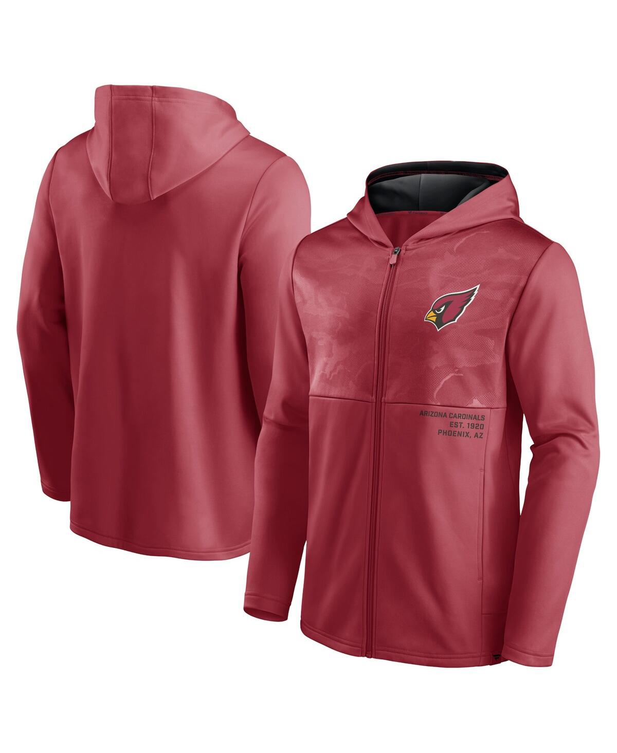 Men's FanaticsArizona Cardinals Defender Full-Zip Hoodie Jacket - Cardinal