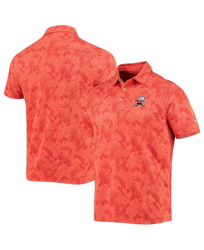 Tommy Bahama Men's Orange Cleveland Browns Throwback Sport Palmetto ...
