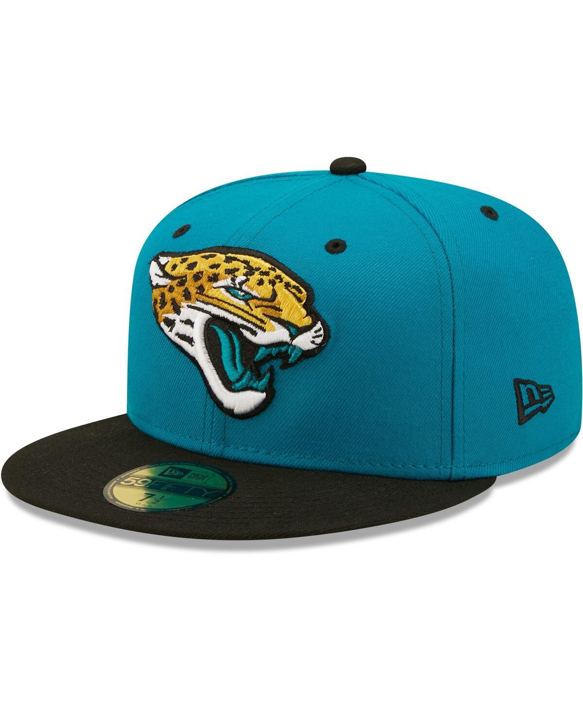 Men's New Era Black Jacksonville Jaguars Flipside 59Fifty Fitted Hat - Black