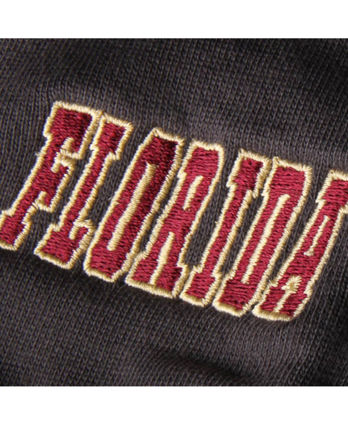 Big Boys Stadium AthleticFlorida State Seminoles Big Logo Pullover Hoodie - Charcoal