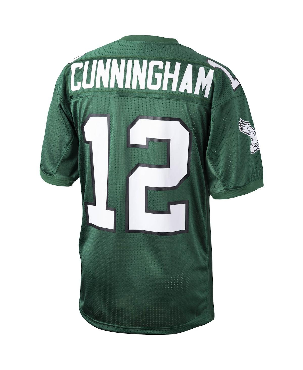 Men's Mitchell & Ness Randall Cunningham KellyPhiladelphia Eagles 1992 Authentic Throwback Retired Player Jersey - Green