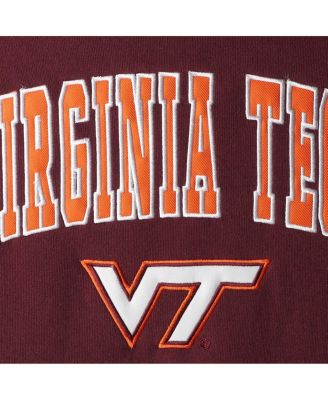 Big Boys Maroon Virginia Tech Hokies 2-Hit Team Pullover Hoodie