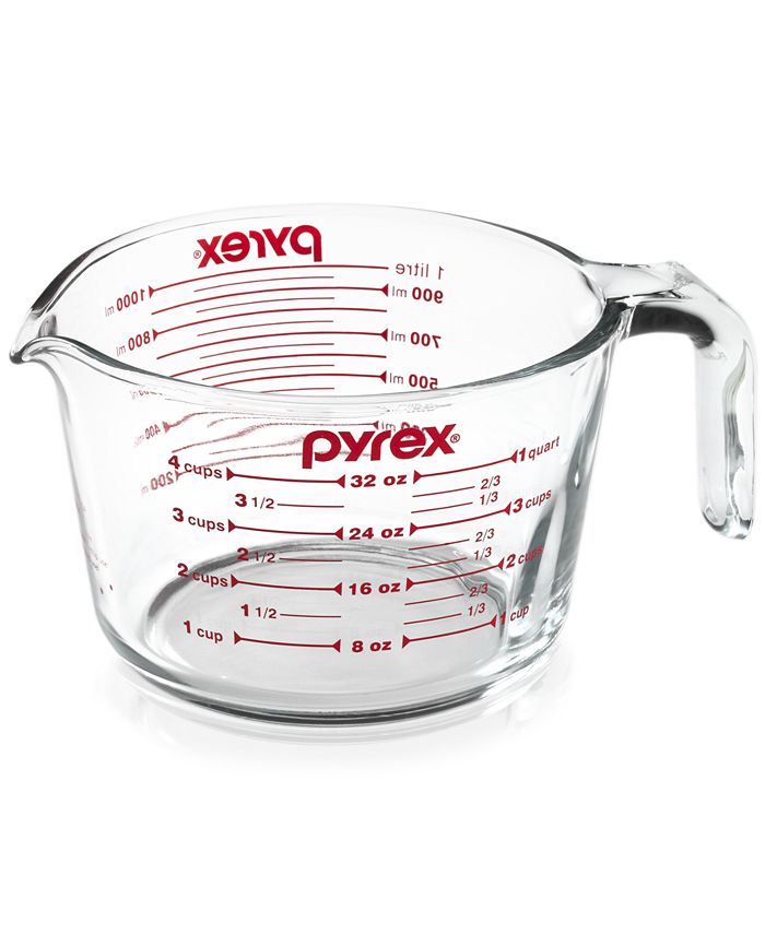 Pyrex Prepware 4 Cup Clear Glass Measuring Cup