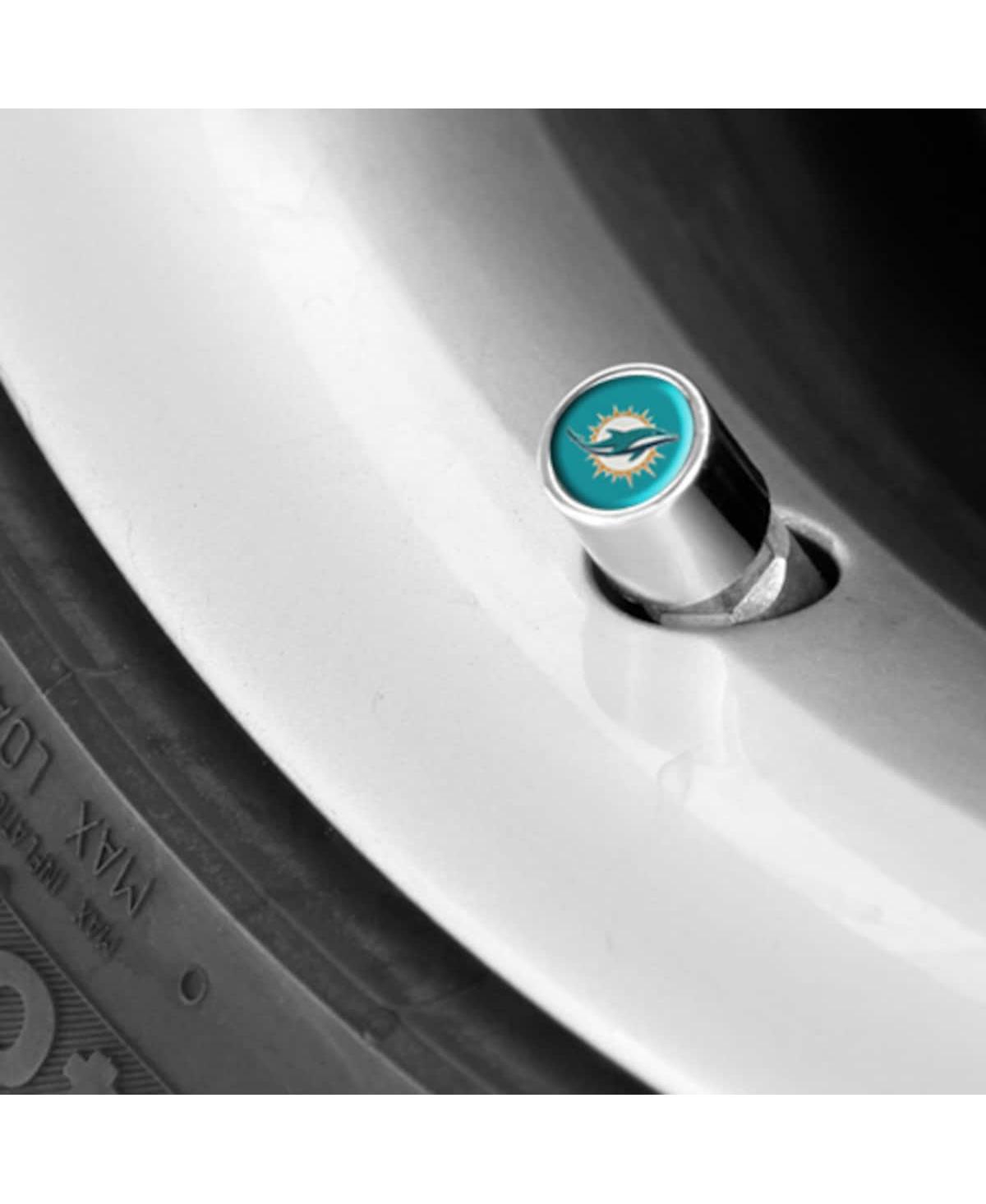STOCKDALE MIAMI DOLPHINS VALVE STEM COVERS 