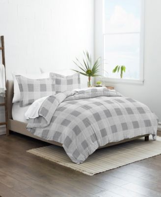 Ultra Soft Gingham 3-Pc. Comforter Set, King