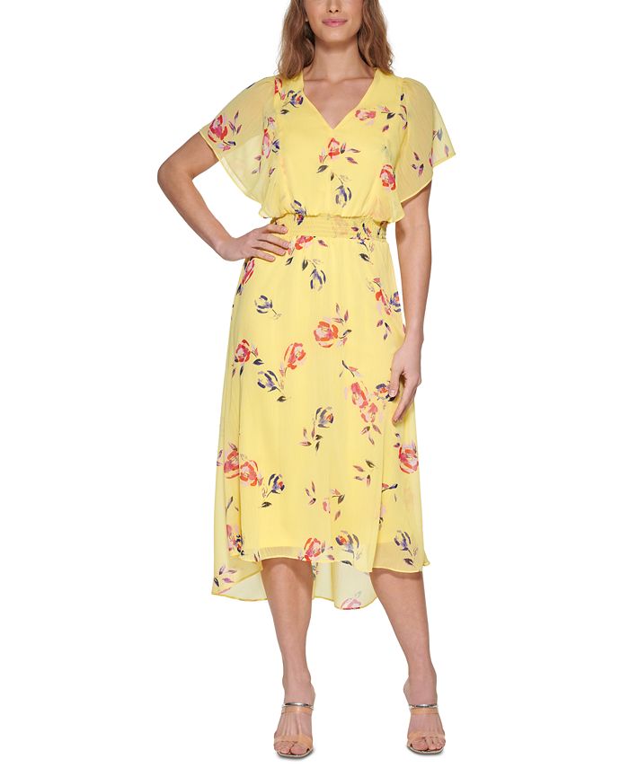 Dkny yellow dress discount