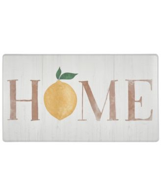 Photo 1 of **MINOR WEAR & TEAR**Global Rug Designs Cheerful Ways Home Lemon 1'8" x 3' Area Rug