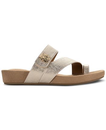 Giani Bernini Rilleyy Footbed Flat Sandals, Created for Macy's - Macy's