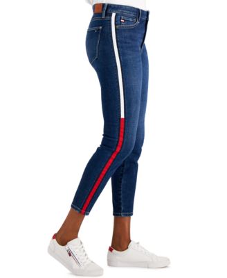 Tommy Hilfiger Women's Tribeca TH Flex Side Tape Skinny Jeans