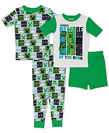 Big Boys 4-Pc. Minecraft Pajama Set