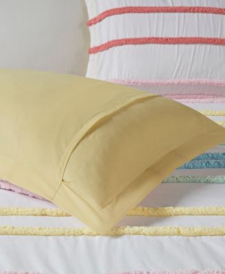 Intelligent Design Haisley Chenille Trim 4-Pc. Duvet Cover Set, Twin