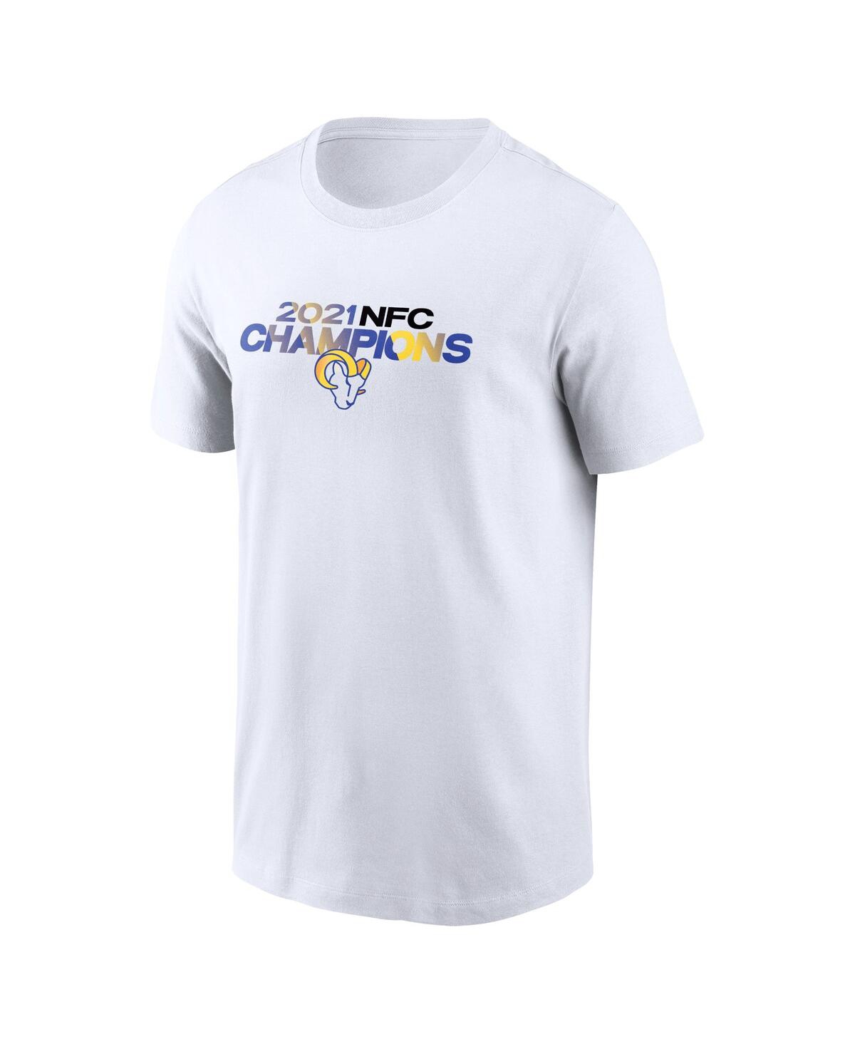 Men's NikeLos Angeles Rams 2021 Nfc Champions Roster T-shirt - White