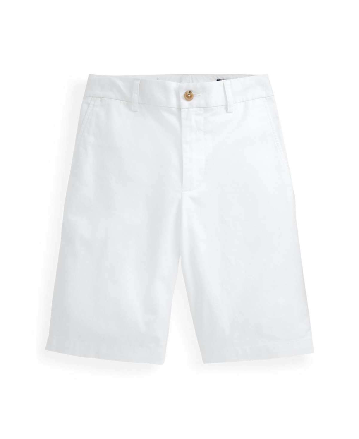 Polo Ralph Lauren Kids' Big Boys Straight Fit Stretch Twill Short In White