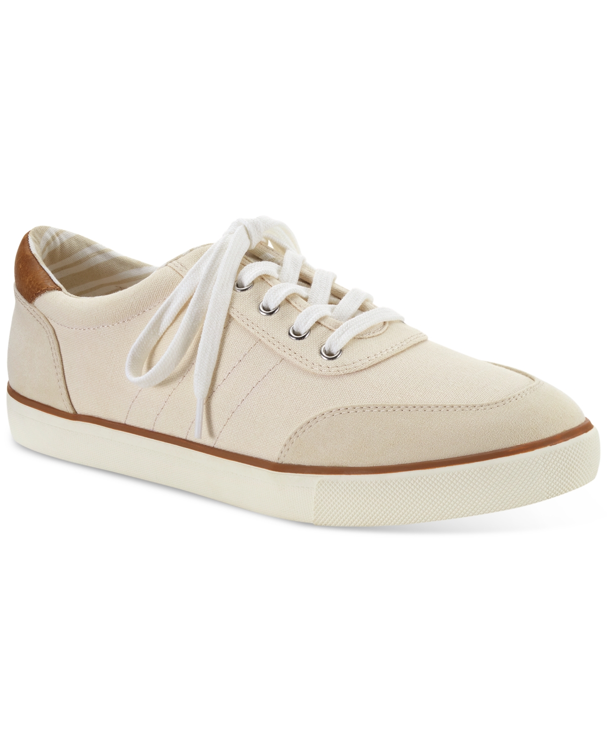 Club Room Men's Stripe Lace-Up Sneakers, Created for Macy's Men's Shoes ...
