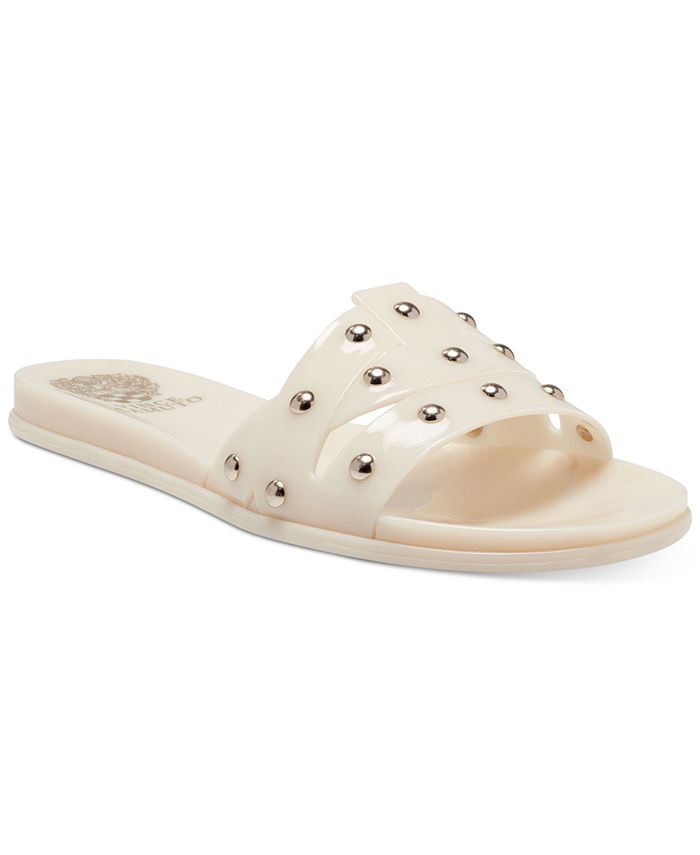 Vince Camuto Women s Emelon Studded Jelly Slides Macy s
