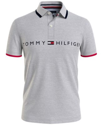 black tommy polo