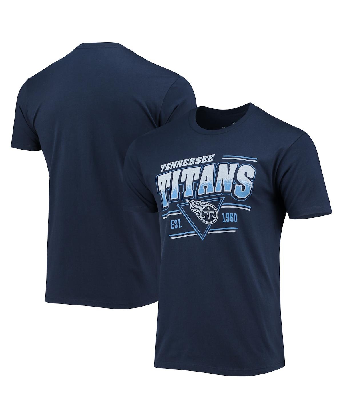 Men's Navy Tennessee Titans Throwback T-shirt - Navy