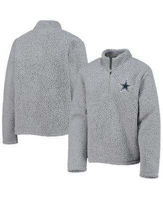 dallas cowboys quarter zip fleece