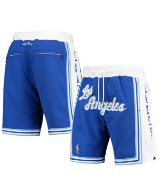 Mitchell & Ness Men's White, Royal Los Angeles Lakers 1996 Hardwood  Classics Just Don Authentic Shorts - Macy's