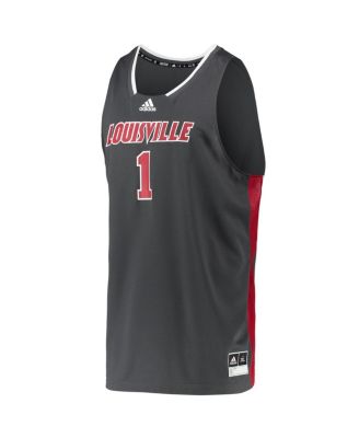 Men's #1 Louisville Cardinals Reverse Retro Jersey