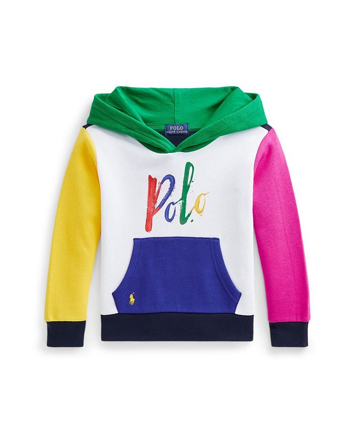 Boys color outlet block hoodie