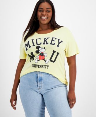Disney - Trendy Plus Size Mickey Mouse Graphic-Print T-Shirt