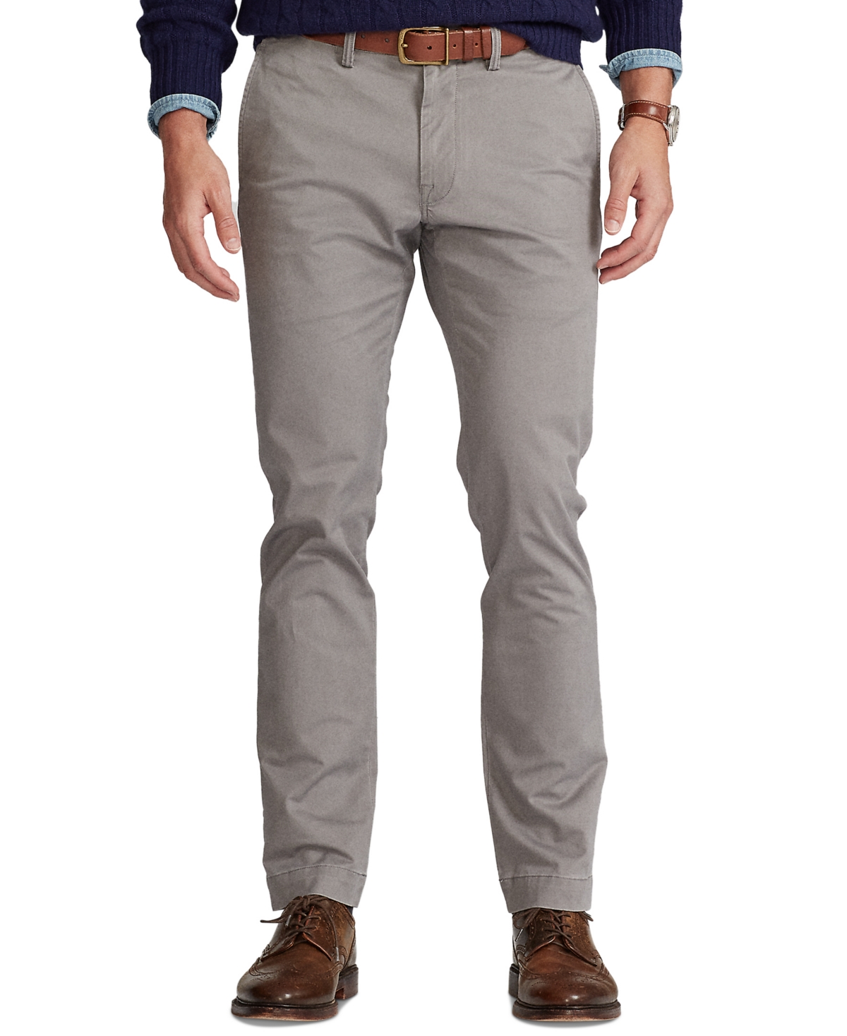 Men's Slim-Fit Stretch Chino Pants - Perfect Grey