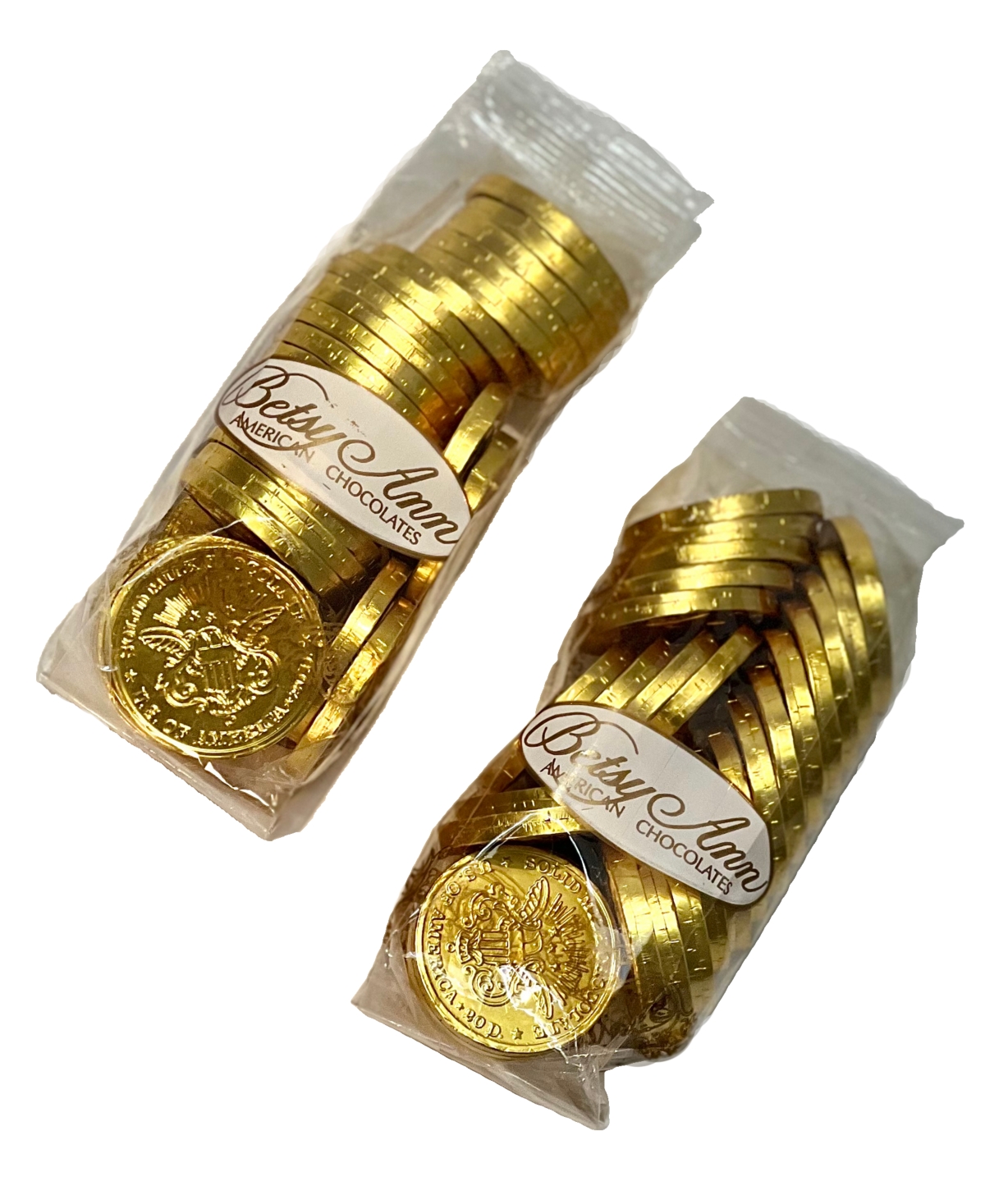 Betsy Ann Chocolates Betsy Ann 8 oz Milk Chocolate Foil Wrapped Coins, Pack Of 2