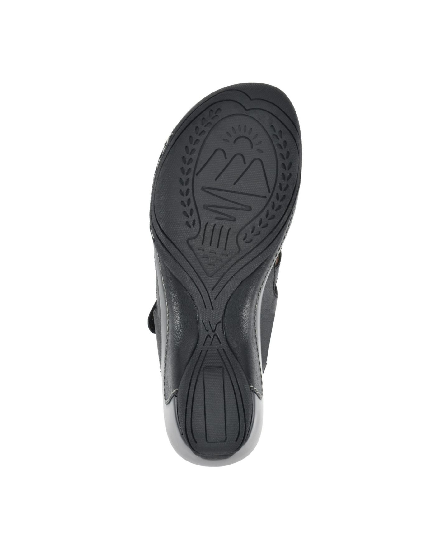 Женские сандалии White Mountain Valencia Slip-on Clog Sandal, цвет: Чёрный гладкий — фото 6