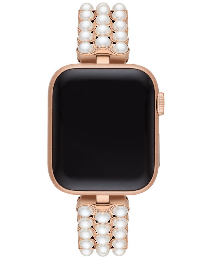 kate spade new york Imitation Pearl Gold-Tone Stainless Steel 38/40mm  Bracelet for Apple Watch® & Reviews - All Fashion Jewelry - Jewelry &  Watches - Macy's