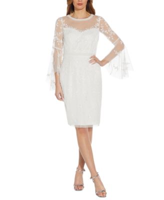Adrianna Papell - Sequined Chiffon Dress