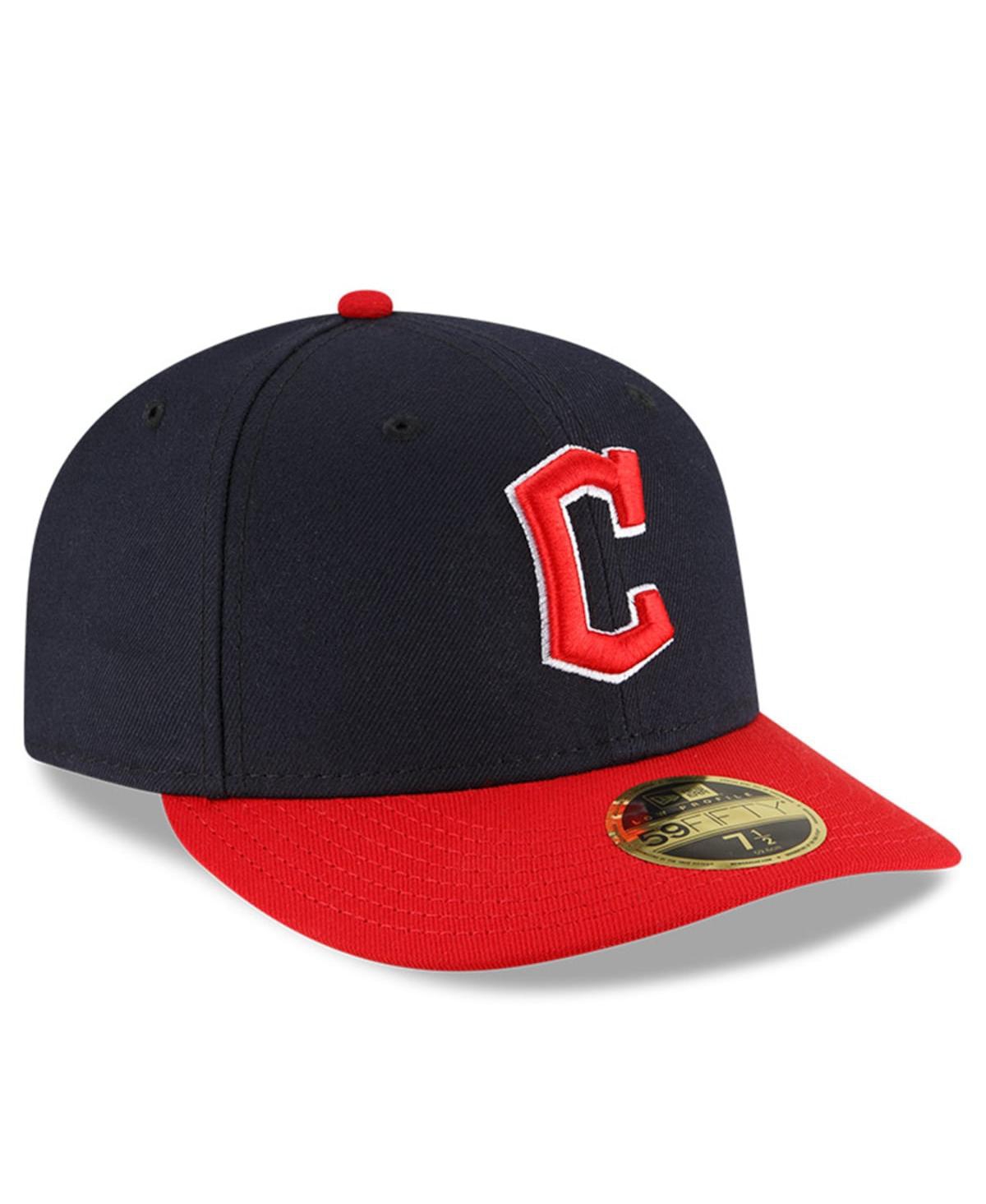 Shop New Era Men's  Navy And Red Cleveland Guardians Authentic Collection On-field Home Low Profile 59fift In Navy,red