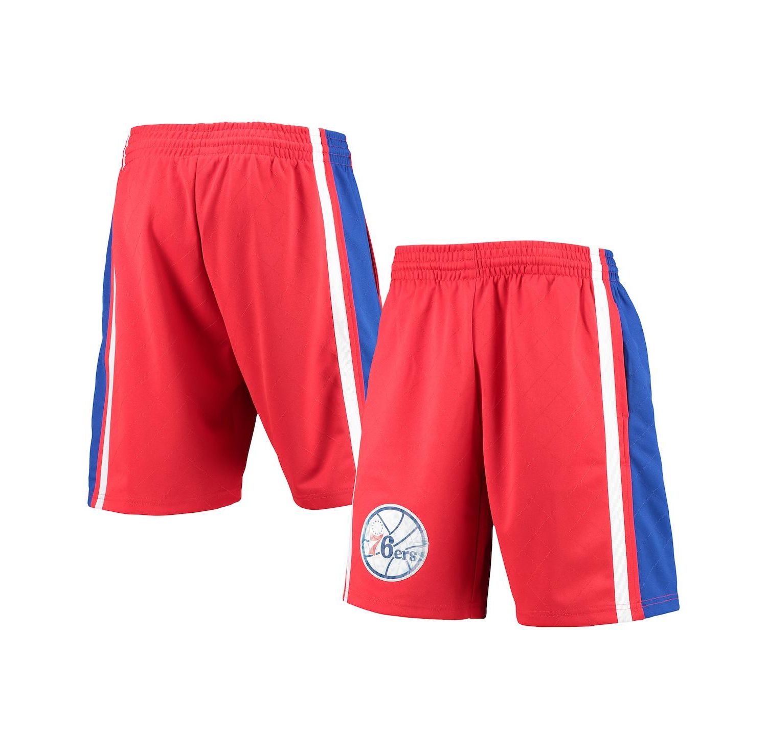 Men's Red Philadelphia 76Ers Hardwood Classics 75th Anniversary Swingman Shorts