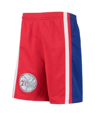 Big Boys Red Philadelphia 76Ers 1996 Hardwood Classics 75th Anniversary Swingman Shorts