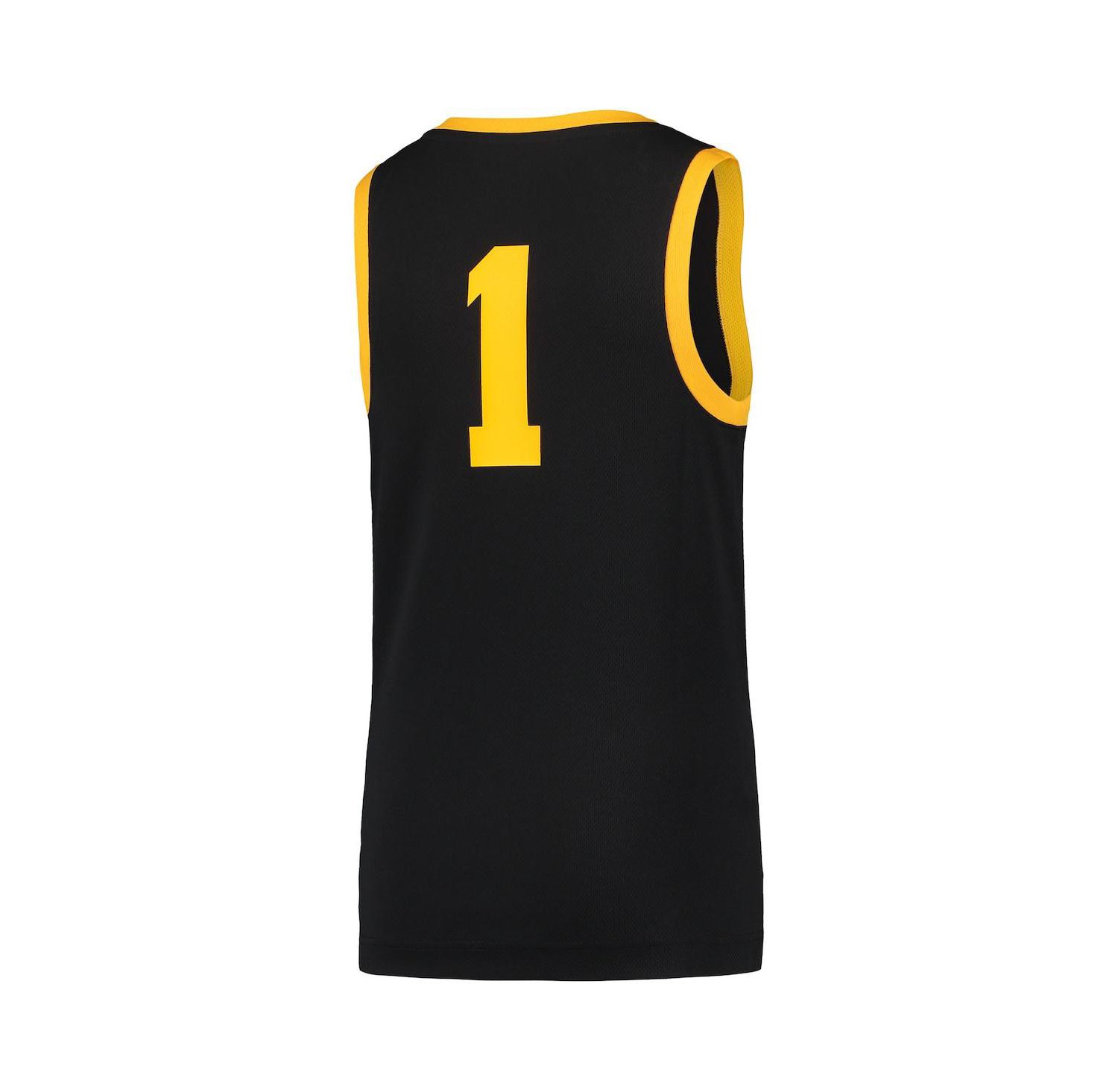 Big Boys 1 Black Iowa Hawkeyes Team Replica Basketball Jersey