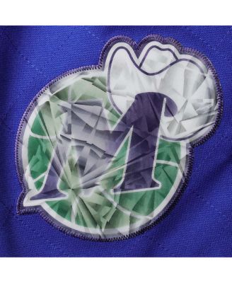 Men's Blue Dallas Mavericks 1998 Hardwood Classics 75th Anniversary Swingman Shorts