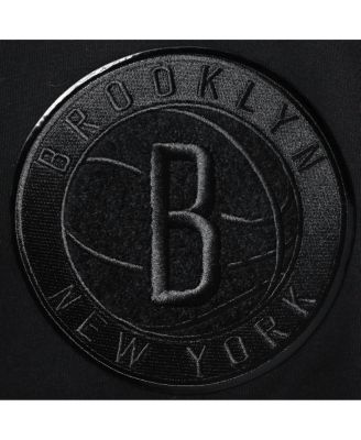 Men's Brooklyn Nets Triple Black Gloss Shorts