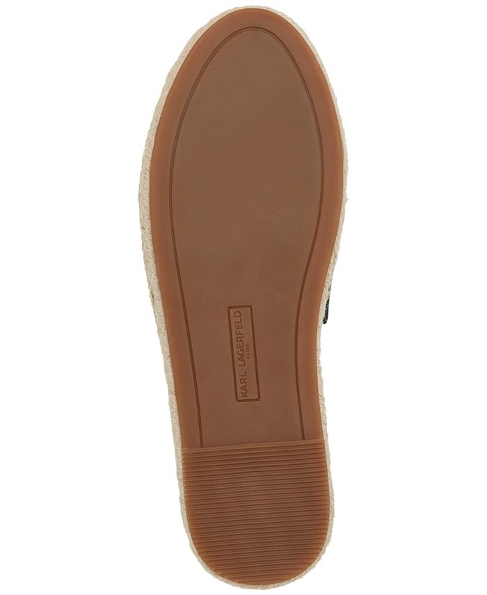 Karl Lagerfeld Paris Women's Maxwell Espadrille Platform Slide Sandals